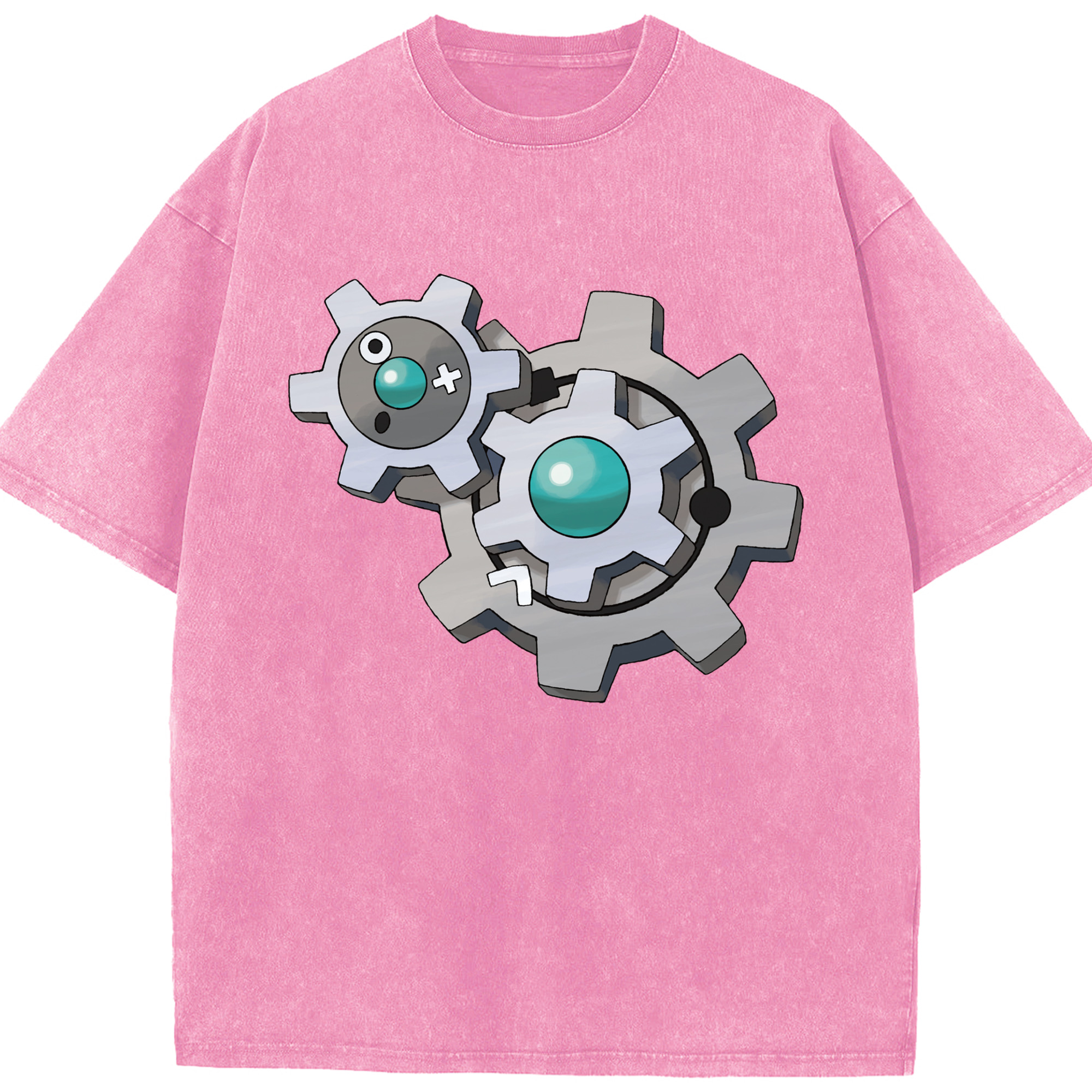 （画像用） ポケットモンスター Pokémon 綿100% ヴィンテージ風 半袖Tシャツ（フロントプリント）